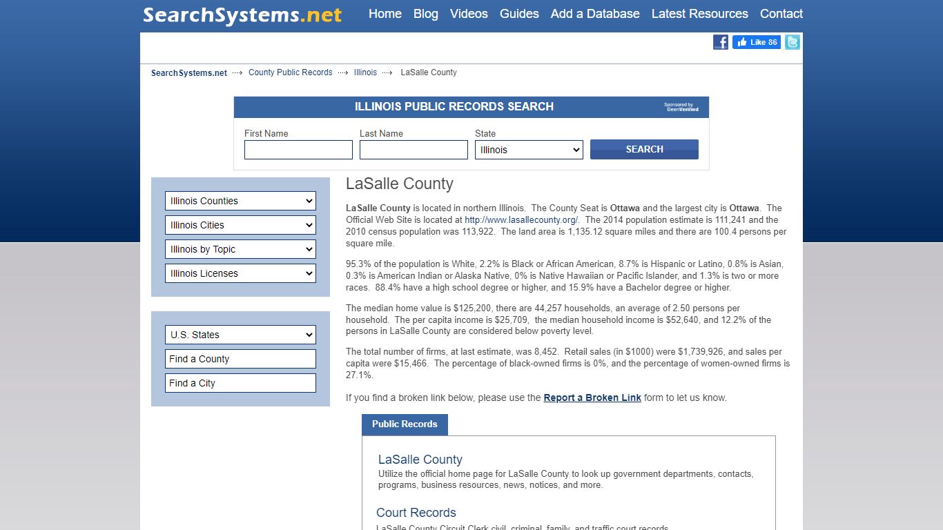 LaSalle County Criminal and Public Records